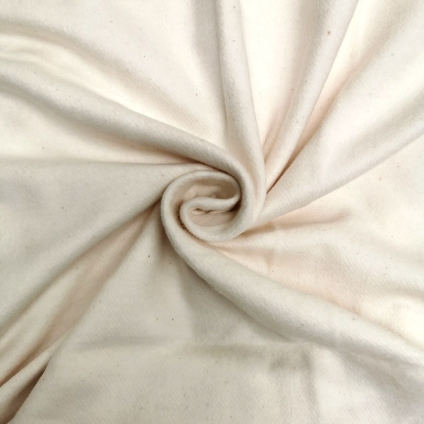 3 metre wide Molton Fabric FLAME RETARDANT NATURALE